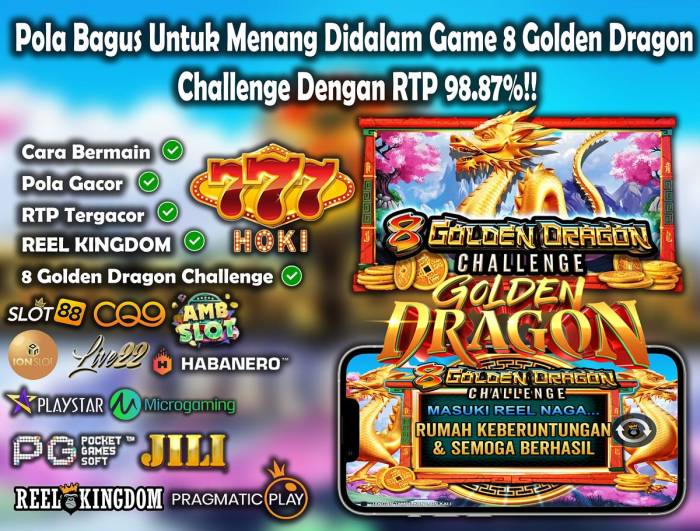 Strategi Bermain Slot Gacor 8 Golden Dragon Challenge untuk Kemenangan Besar